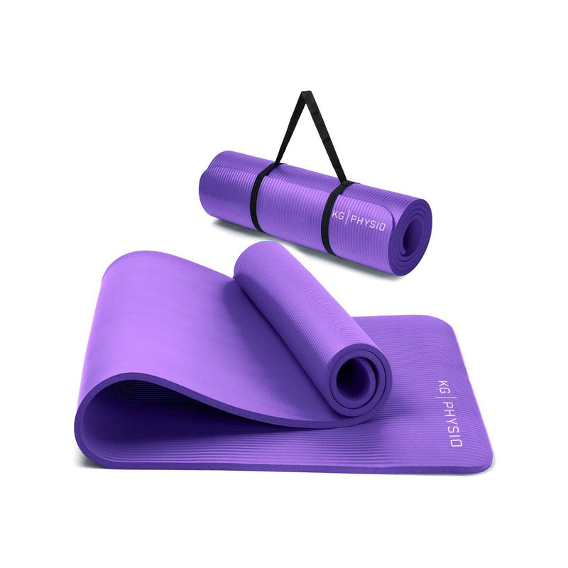 KG Physio purple yoga mat 8mm thickness, UK version