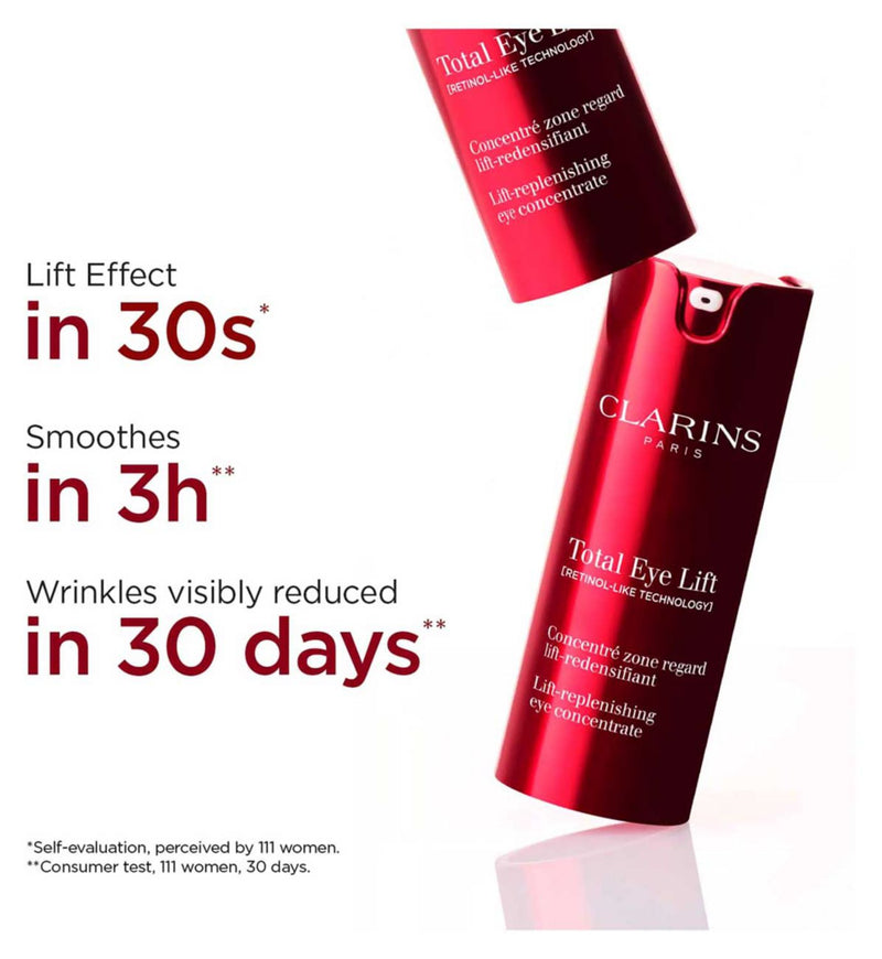 Clarins Total Eye Lift eye serum 15ml, imported from the UK