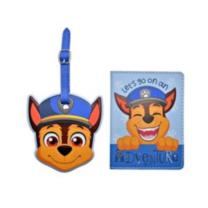 Paramount Paw Patrol Chase Passport And Luggage Tag, imported from the UK