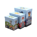 Paw Patrol storage box set of 3 , imported from the UK