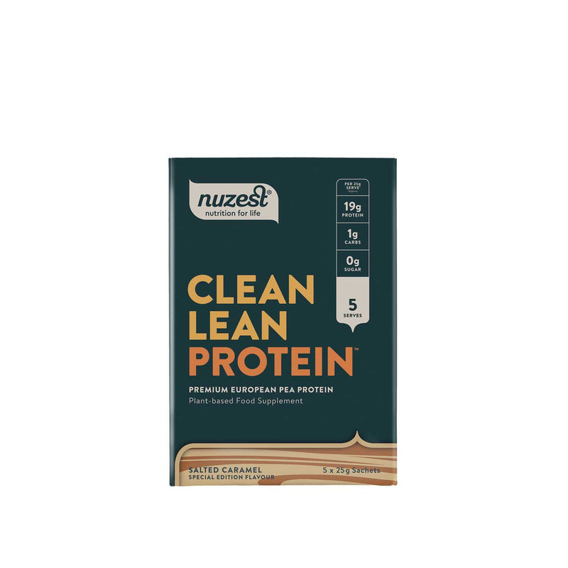 Nuzest Clean Lean Protein Pea Powder Salted Caramel imported from the UK
