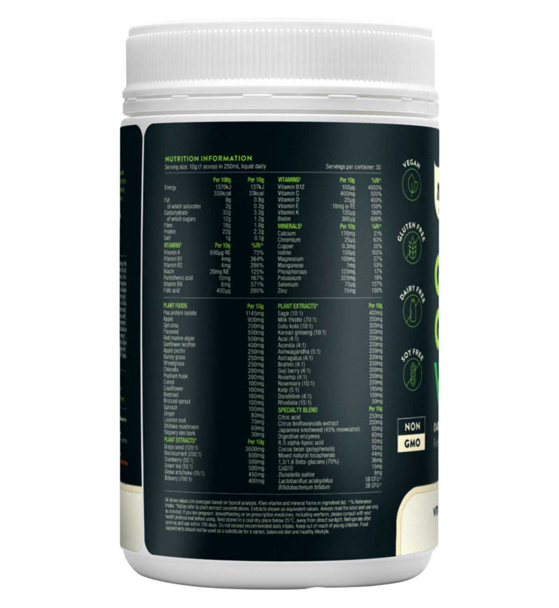 NUZEST Good Green Vitality Greens Powder 300g, UK version