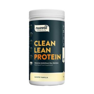 NuZest Clean Lean Protein Powder Smooth Vanilla 1kg, imported from the UK