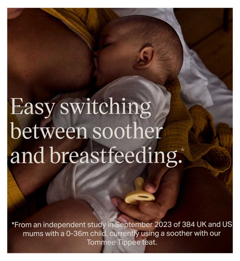 Tommee Tippee breast like soother 6 to 18 months 4 pack (British brand)
