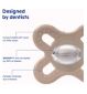 MAM Start Night Soother Blue 2 Pack, imported from the UK