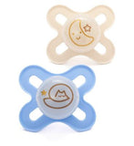 MAM Start Night Soother Blue 2 Pack, imported from the UK