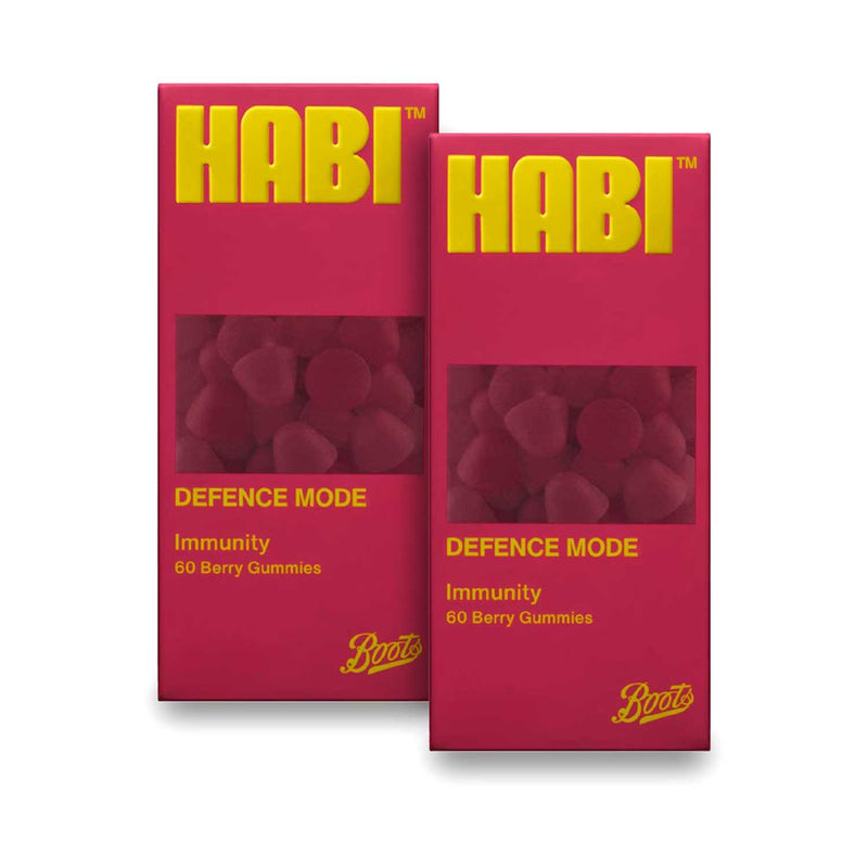 Habi Defence Mode Immunity Gummies 60s, imported from the UK