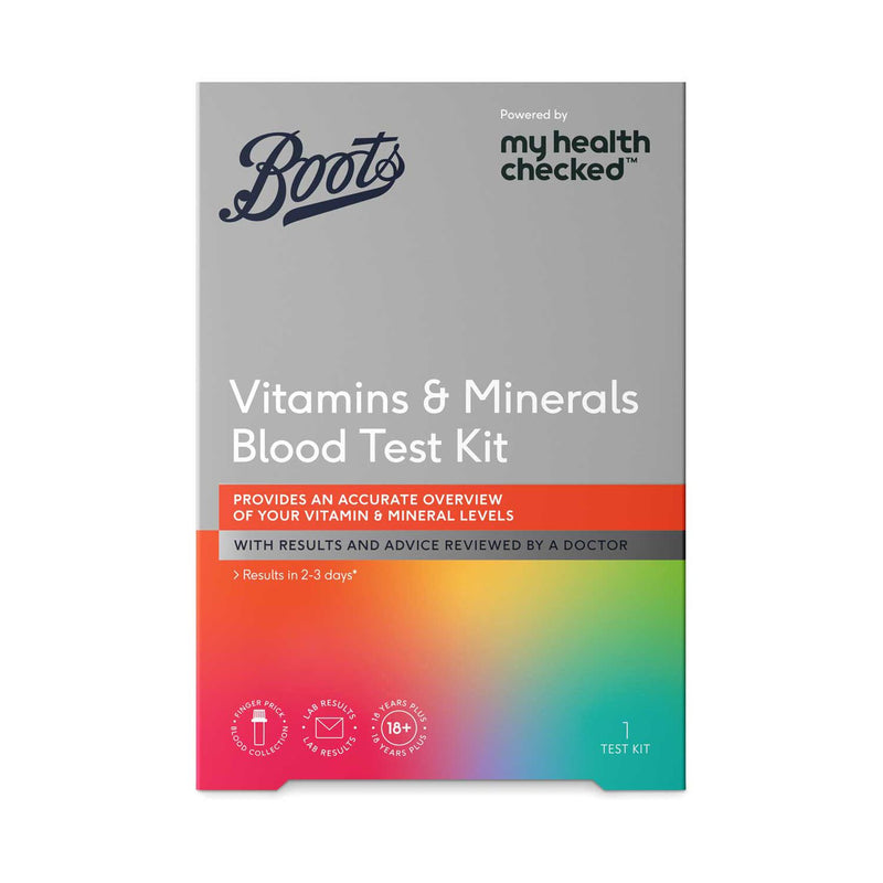 Boots blood test kit (British brand)