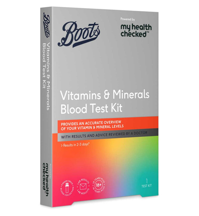 Boots blood test kit (British brand)