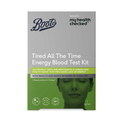 Boots Boots Tired All The Time Energy Blood Test Kit- Buy online at McGrocer