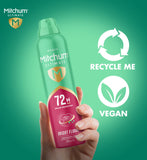 Mitchum Ultimate 72h Bright Floral Deodorant 250ml, imported from the UK