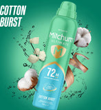 Mitchum Women's Cotton Burst Anti-Perspirant Spray 250ml, imported from the UK
