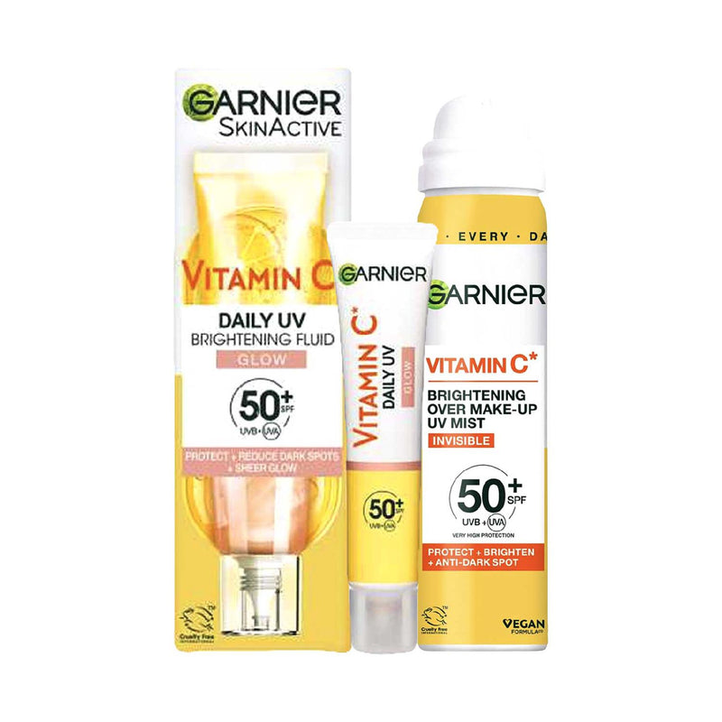 Garnier Vitamin C SPF duo skincare product, UK version