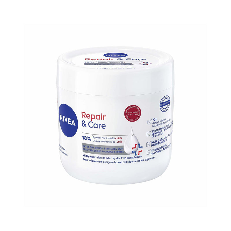NIVEA Repair Care Urea body moisturiser 400ml (British brand)