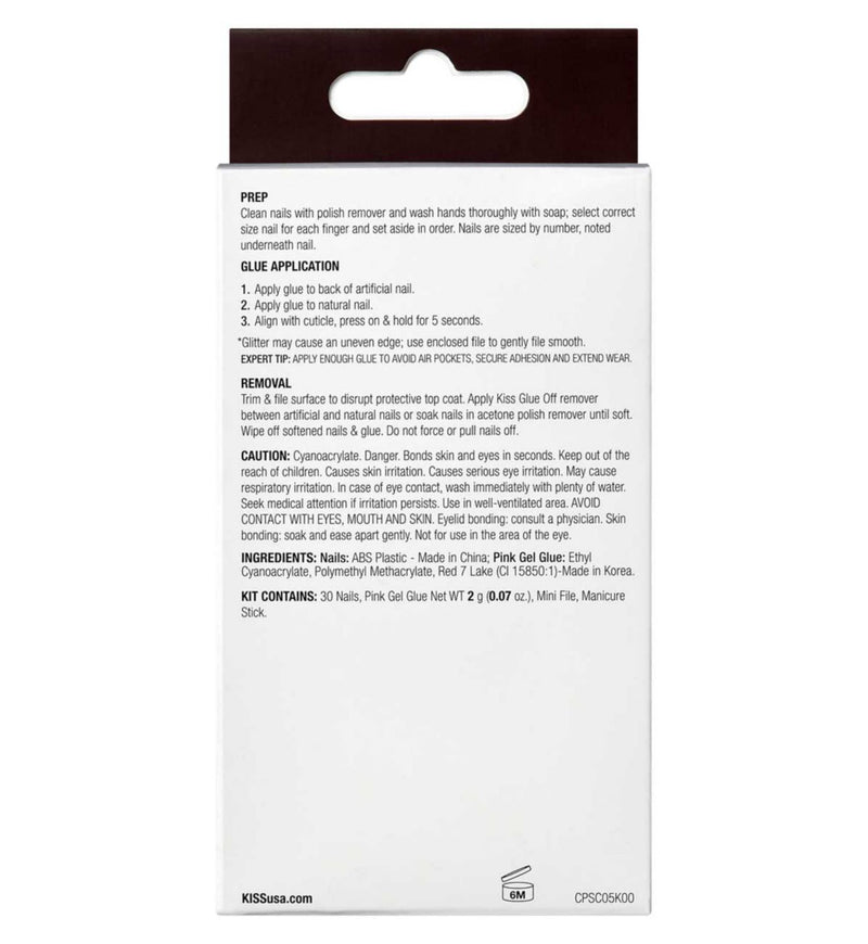 KISS Classy Nails Premium Gleamin 33s - British product