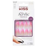 Boots KISS Salon Acrylic French Nail Tips Squared 31s- Buy online at McGrocer