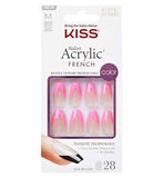 KISS Acrylic French Nail Tips Squared 31s, UK version