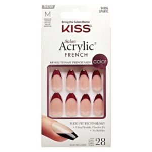 Boots KISS French Acrylic Nails Catchy Nail Tips 28s- Buy online at McGrocer