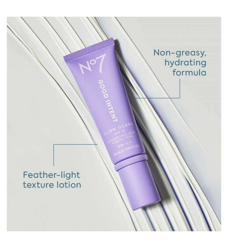 No7 Glow Guard Lotion SPF30 50ml, imported from the UK