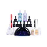 Mylee Real Deal gel nail kit with LED lamp 8 colours, imported from the UK