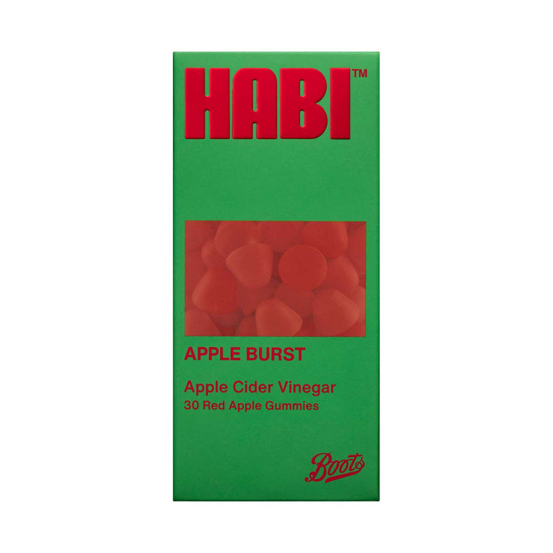 HABI apple cider vinegar gummies Apple Burst 30s (British brand)