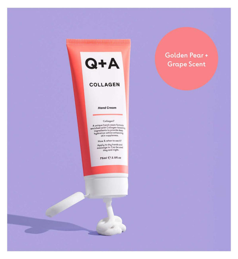 Q+A Collagen Hand Cream 75ml - British product