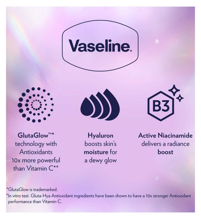 Vaseline Gluta-Hya Serum Burst Lotion 200ml (British brand)