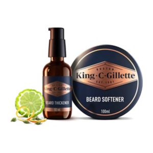 Boots King C Gillette Beard Thickener and Beard Balm Bundle- Buy online at McGrocer