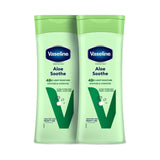 Vaseline Intensive Care Aloe Soothe Body Lotion 400ml x2 (British brand)