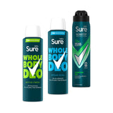 Sure Men Whole Body Antiperspirant Bundle (British brand)