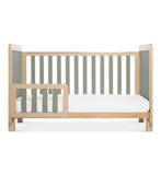 Tutti Bambini Kuba Cot Bed Golden Oak and Sage Weave (British brand)
