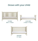 Tutti Bambini Cot Bed Mushroom 140 x 70 cm (British brand)