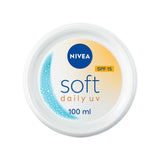 NIVEA Soft Daily UV Moisturiser SPF15 100ml, imported from the UK