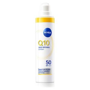 Nivea Q10 Anti-Wrinkle Face Fluid SPF 50 40ml, imported from the UK