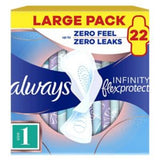 Always Infinity FlexProtect Damenbinden Normal mit Flügeln, 22 Stück