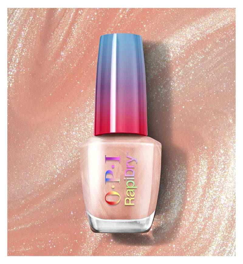 OPI Rapidry nail polish All Touchy Feely 9ml, imported from the UK