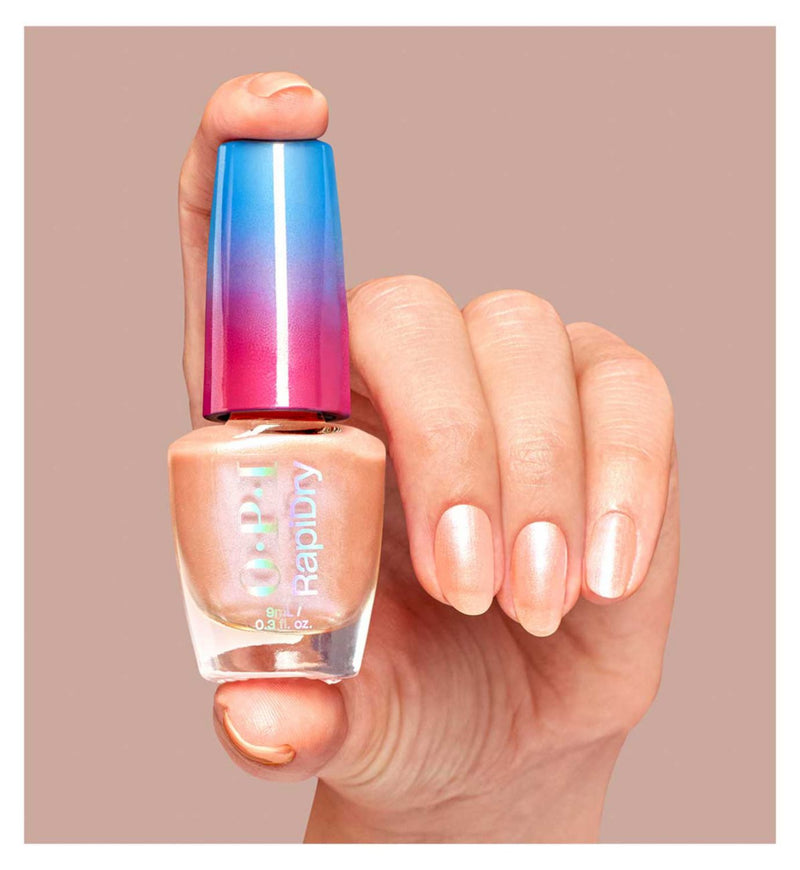 OPI Rapidry nail polish All Touchy Feely 9ml, imported from the UK