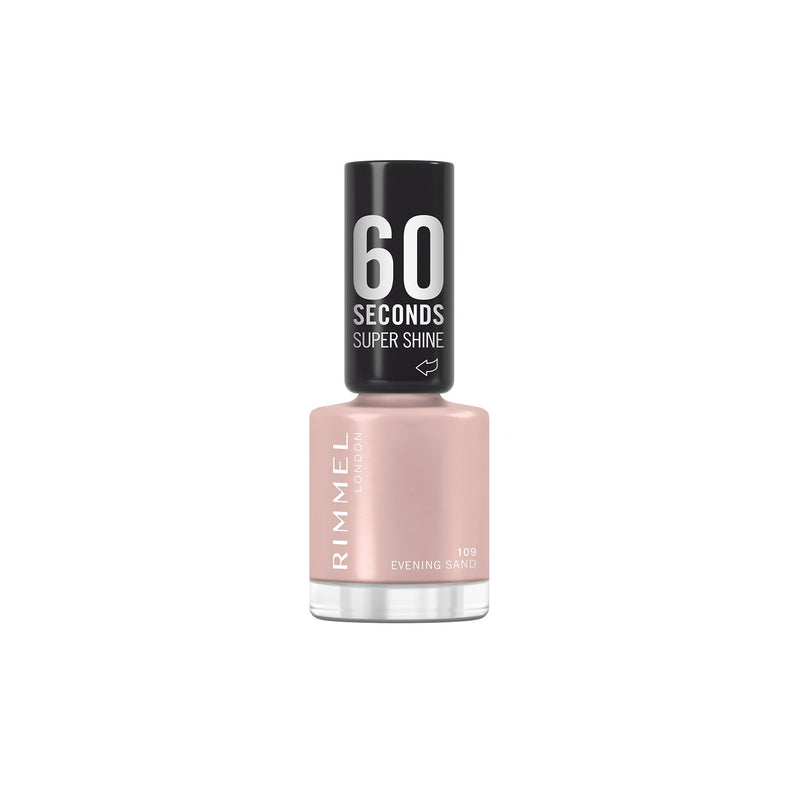Rimmel 60 Seconds Super Shine nail polish 109 Evening Sand - British product