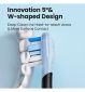 Oclean Ultra Clean Brush Head White 6-pack, imported from the UK