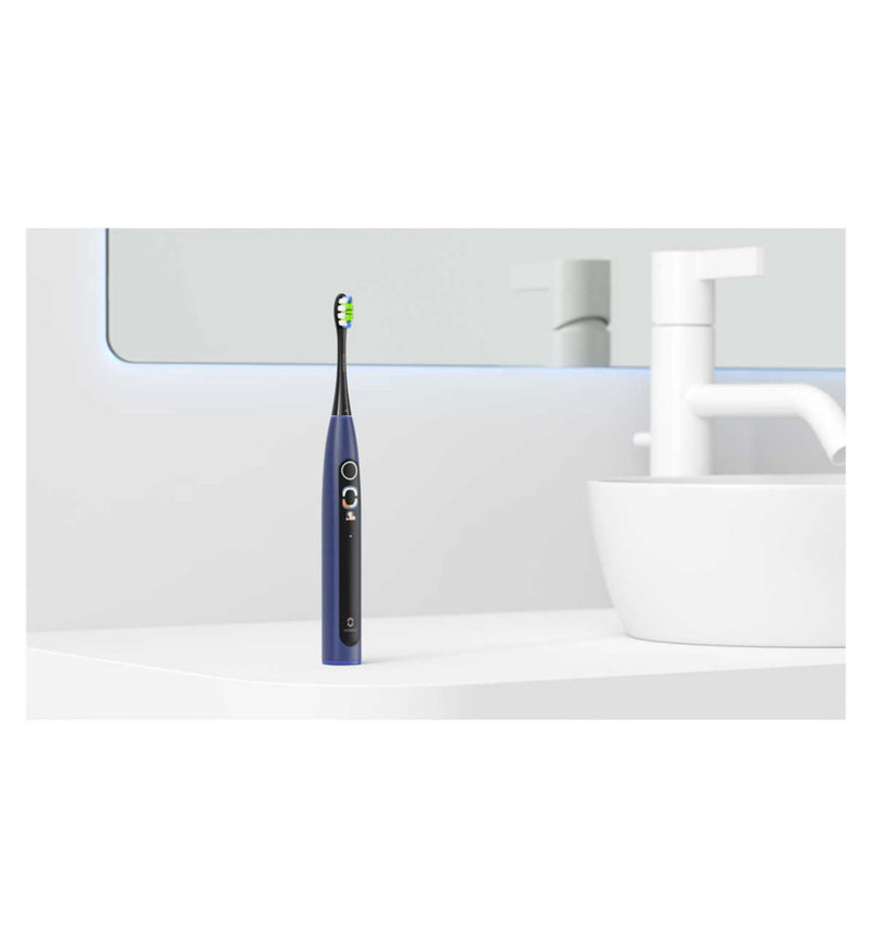 Oclean X Lite Sonic Toothbrush Blue Grey Duo, imported from the UK