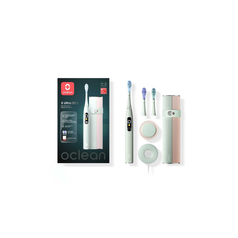 Oclean Ultra 20 electric toothbrush green imported from the UK