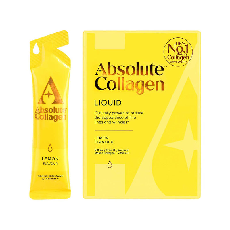 Absolute Collagen marine collagen liquid Lemon flavour 10x10ml sachets - British product