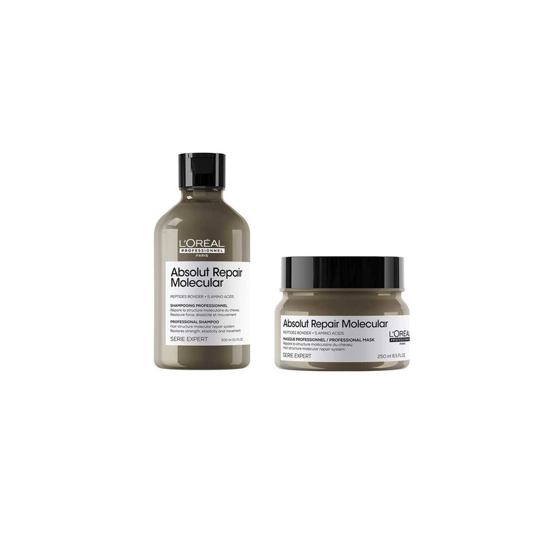 L'Oréal Professionnel Absolut Repair Molecular Shampoo and Serum, UK version