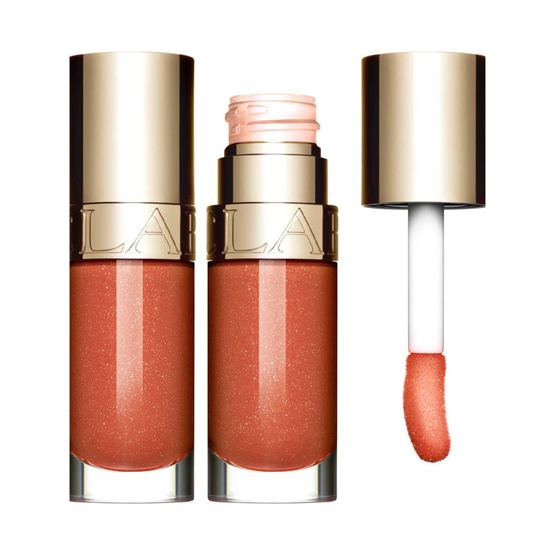Clarins Lip Comfort Oil shade Fleeting Dew, imported from the UK
