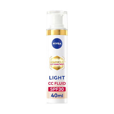 Boots NIVEA Luminous630 CC Face Fluid SPF30 Lys 40ml- Kjøp online på McGrocer