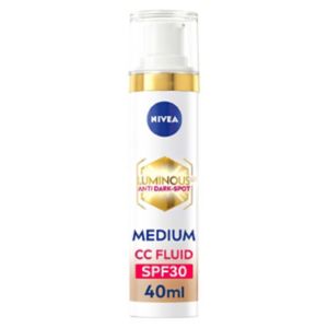 Nivea Luminous630 CC Face Fluid Medium SPF30 40ml, imported from the UK