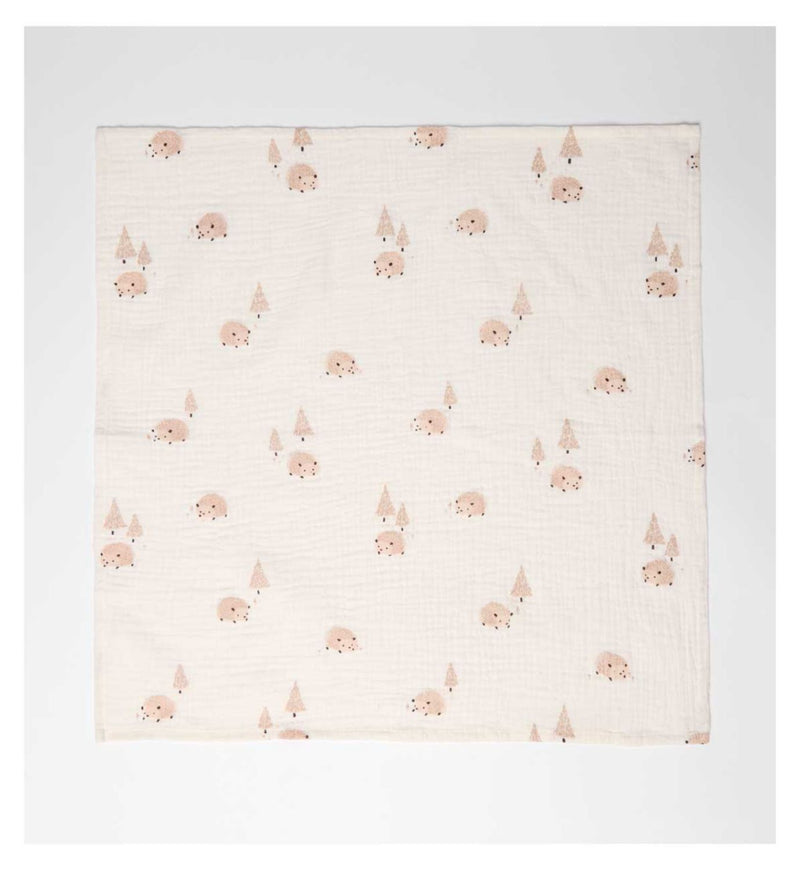 Maybe Baby 3 pack brown muslin cloths space theme - British product