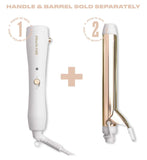 Mark Hill curling wand handle Ice White Edition - British product