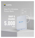 Varta Mag Pro portable wireless power bank 5000mAh, UK version