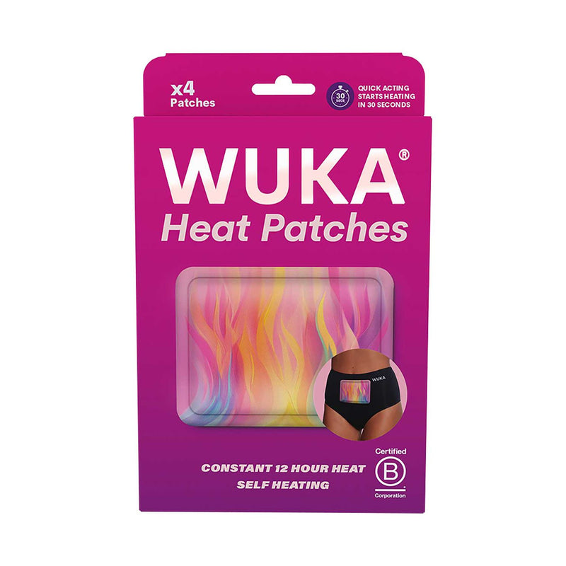WUKA heat patches pack of 4, imported from the UK